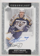 2018-19 Upper Deck Chronology Franchise History Scott Walker #FH-NA-SW Auto 00b6