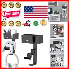 Universal Wall-Mount Controller and Headset Holder with Detachable Storage