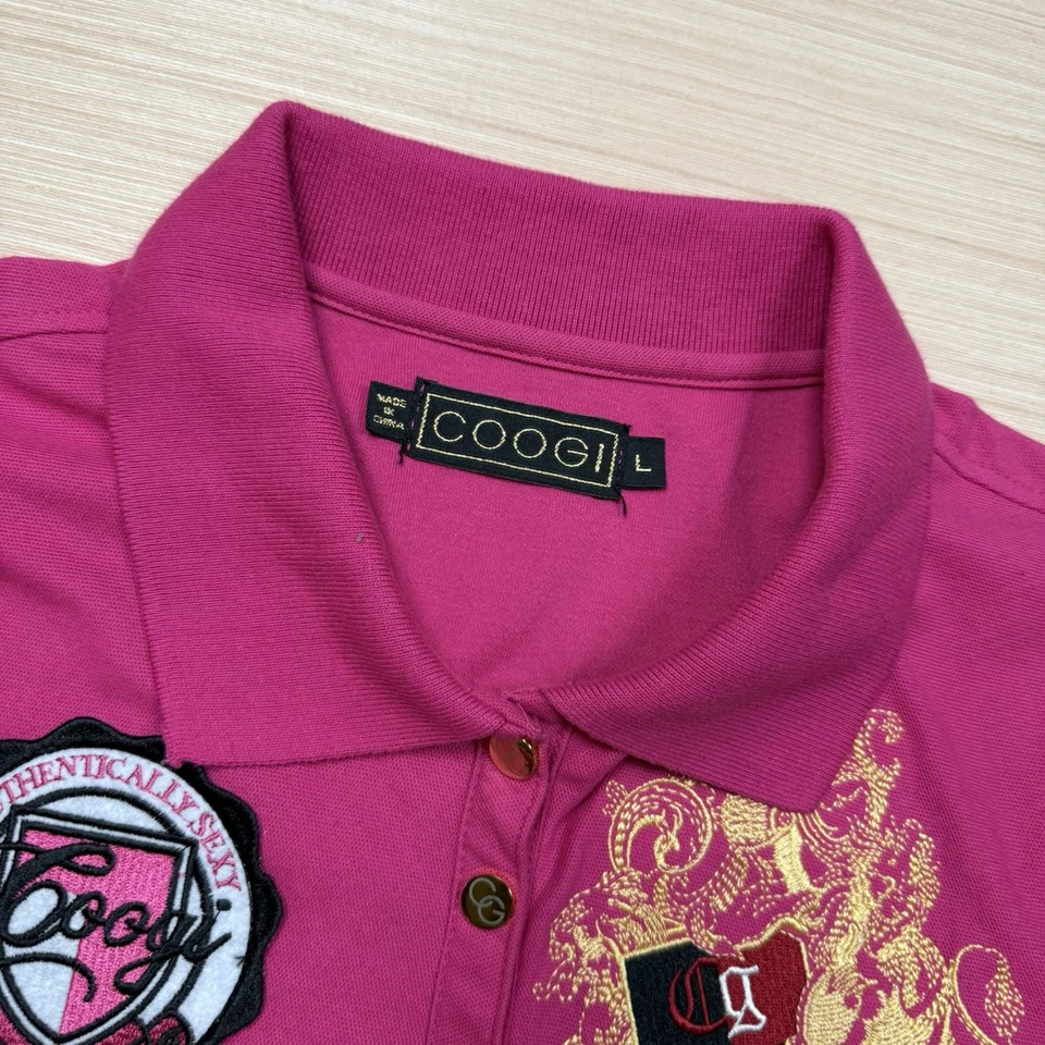 Mini Vestido Coogi Para Mujer Polo Grande De Colección Y2K Hip Hop Centro Comercial Gótico Foto 4 de 4