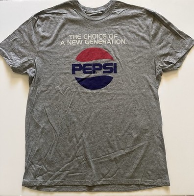 Pepsi The A New Generation  Classic Logo T-Shirt  New