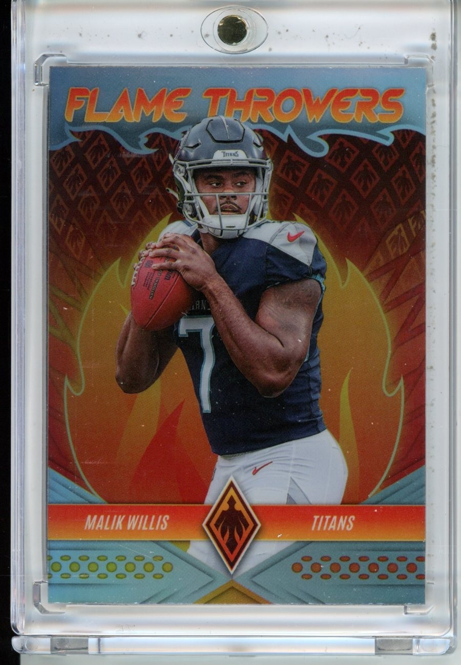 2022 Panini Phoenix #FT-29 Malik Willis #FT-29 Flame Throwers