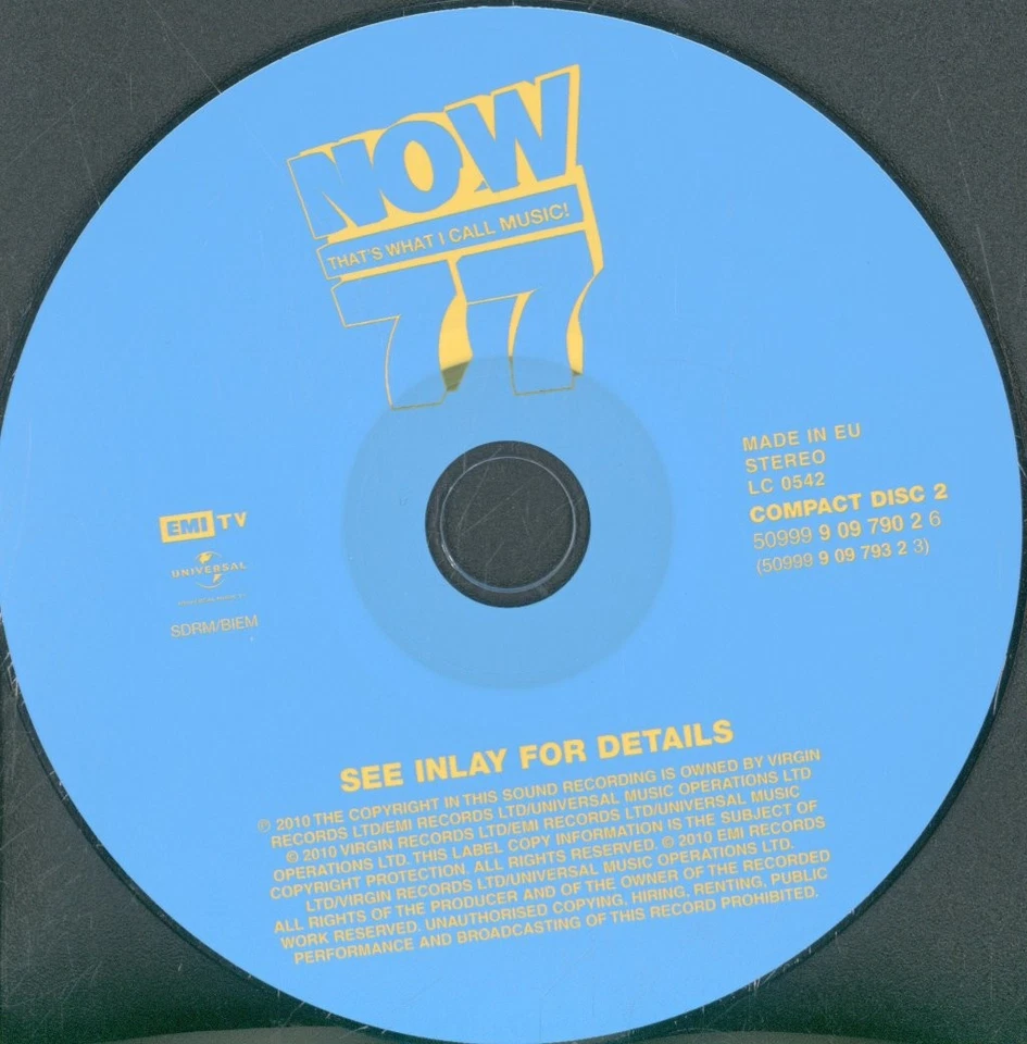 Various Artists Now That's What I Call Music 77 double CD Europe Emi 2010 - Bild 4 von 4