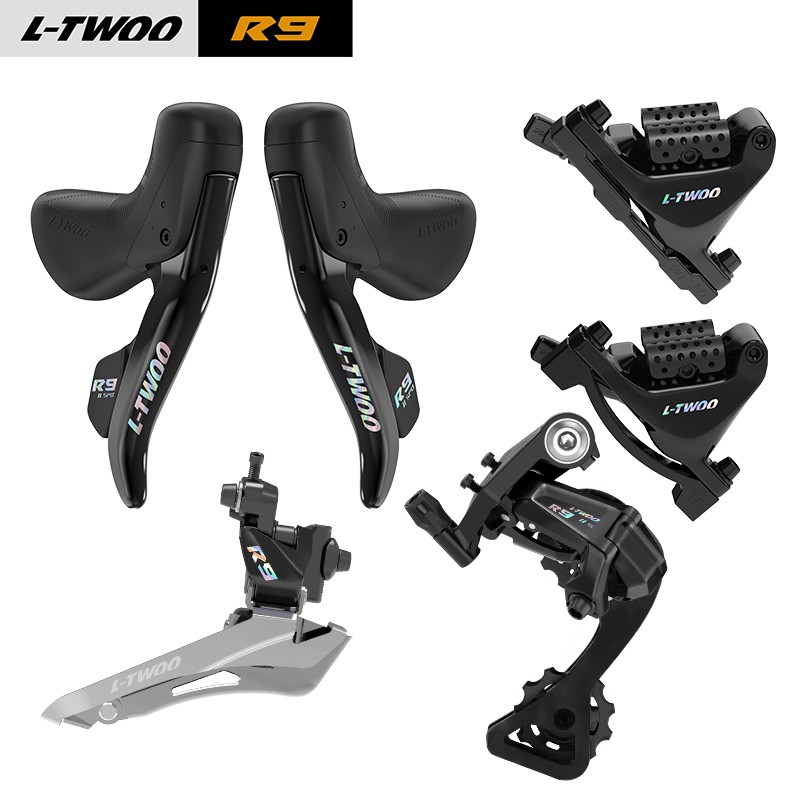 LTWOO R9 2x 11 Speed Road Bike Groupset Hydraulic Disc Brake Shifters Derailleur