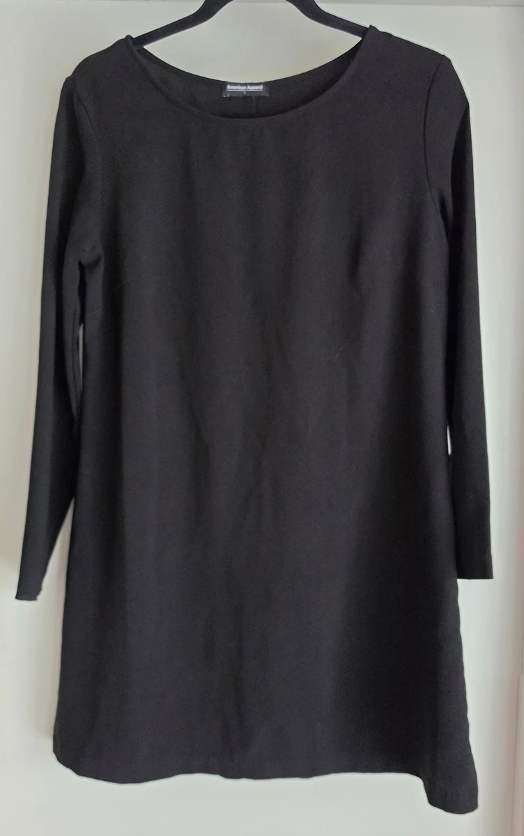 long sleeve american apparel dress American Apparel Cotton Spandex Jersey Double U-Neck Long Sleeve Mini Dress - Forest / M | Amazon price tracker / tracking, Amazon price history charts, Amazon price watches, Amazon price drop alerts
