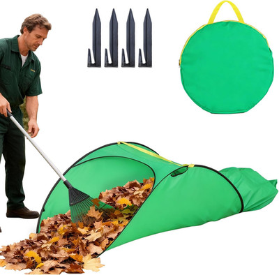 Leaf Collector Foldable Leaf Pick up Tools Extra Large Portable Pop up Leaf Bags