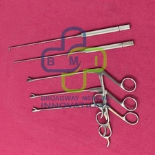 Arthroscopy Punch Forceps and Probe Set of 5 PCs Orthopedics Instruments