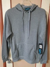 Men's MACK RUSSO Gray Sweat Hoodie Pullover Draw string NWT Size M