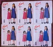 McCalls 9430 Easy Children Girls Pullover Jumper Side Seam Pockets SZ 2-14 UC FF