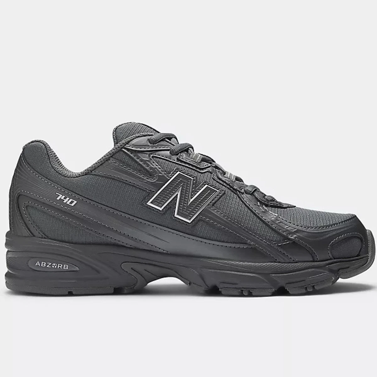 New Balance 740 Men 8 Women 9.5 Sneakers Black Gray Silver Shoes Runner New New Balance 740 | Men main image 4