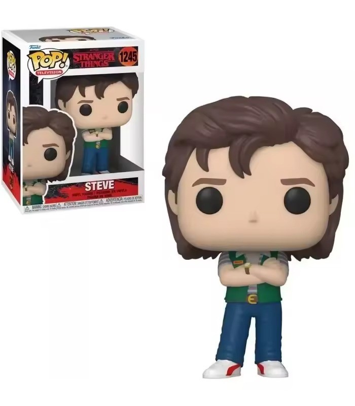 Pop Steve 1245 Stranger Things figurine décorative de bureau en PVC style rétro