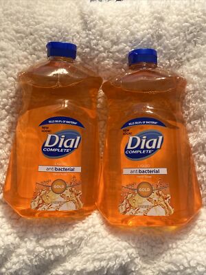 Dial Complete Gold Antibacterial Liquid Hand Soap Refill 52oz x2