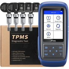 XTOOL TP150 TPMS Relearn Tool Tire Sensor Reset Actived Scanner With TS100*4pcs