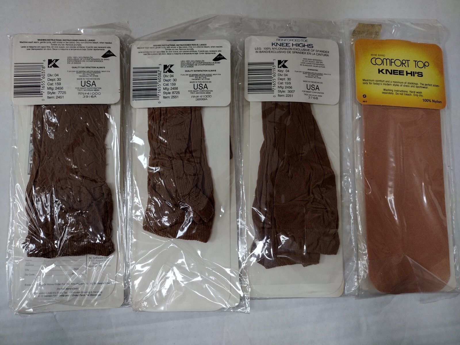 Vintage Nylons Kmart Basic Editions ComfortTop Kn… - image 11