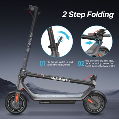 Megawheels 350W Electric Scooter 10.2AH 20Mile Long Range Adult E 