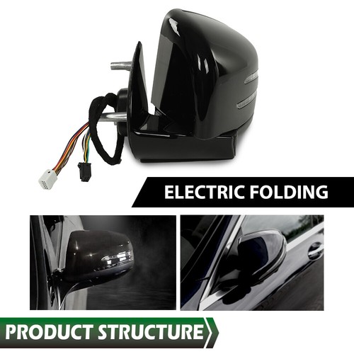 Fit For 05-11 Mercedes Benz W164 X164 ML GL Blind Spot Side View Mirror Assembly - Picture 5 of 13
