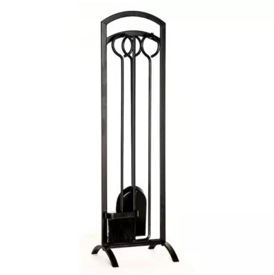 NEW IN BOX Style Selections 3-PC Fireplace Tool Set (Black) #3730324