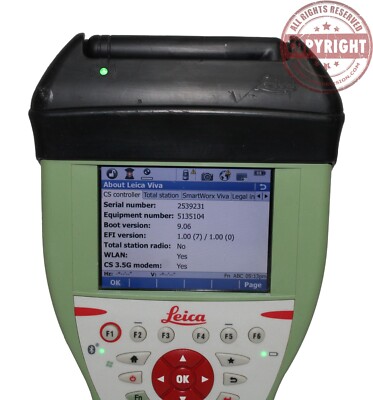 LEICA VIVA CS15 SMARTWORX DATA COLLECTOR,CONTROLLER,SURVEYING,GPS