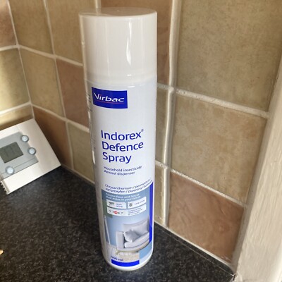 Virbac Indorex Flea Spray Household Pets 500ml 608614344307 UK