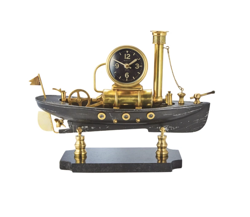 RELOJ DE MESA DE BARCO Pendulux Inspirado en Colección REVOLUCIÓN INDUSTRIAL Nuevo COMO NUEVO Foto 2 de 4