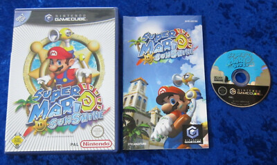 Super Mario Sunshine, Nintendo GameCube Spiel, OVP Anleitung