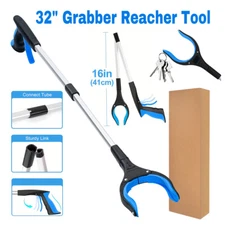 Heavy Duty Grabber Tool Industrial Pick Up Stick Hand Grip Reach Trash Reacher