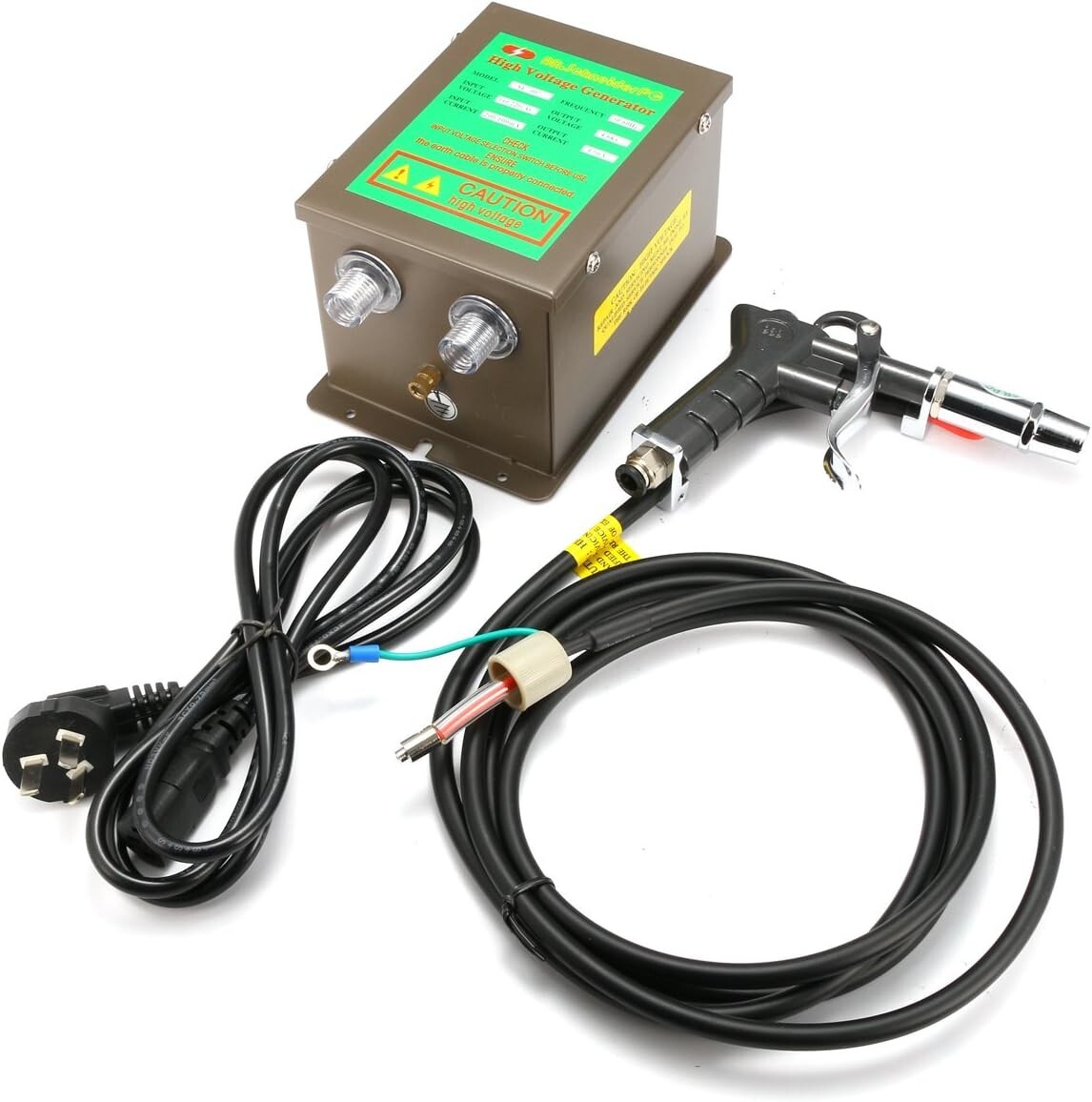Pistolet à air ionisant antistatique avec générateur 4.6kV pour industrie