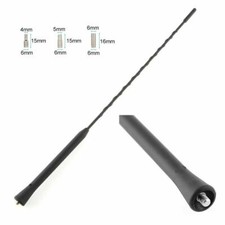 Auto Antenne 40cm Stabantenne Radio Empfang AM/FM Dachantenne inkl. 3 Adaptern