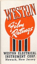 1940 Western Movie Supply Co. Film Ratings Pamphlet, Newark NJ Advertising