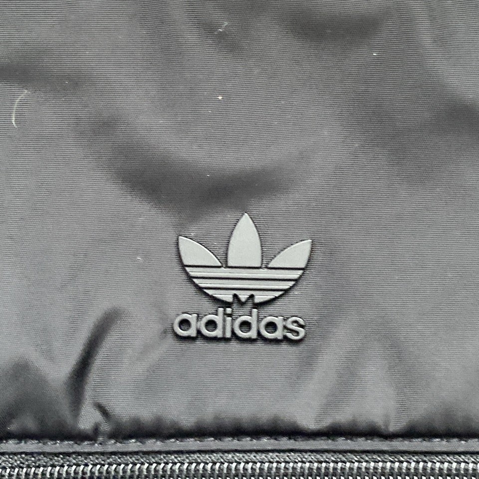 Adidas Originals Black Puffer Shopper Tote Crossbody Shoulder Gym Bag