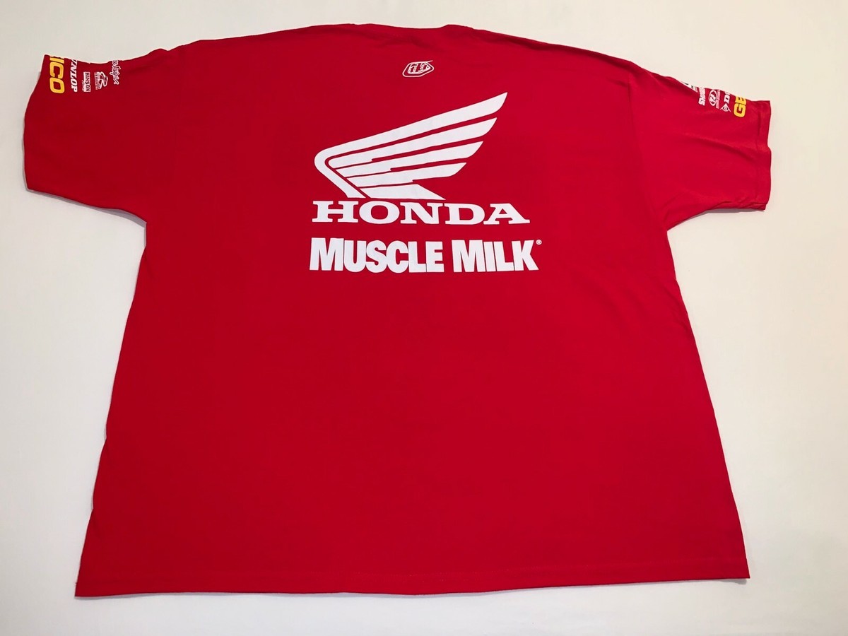 Troy Lee Designs TLD Honda Team Muscle Milk Red Adult Size Men's