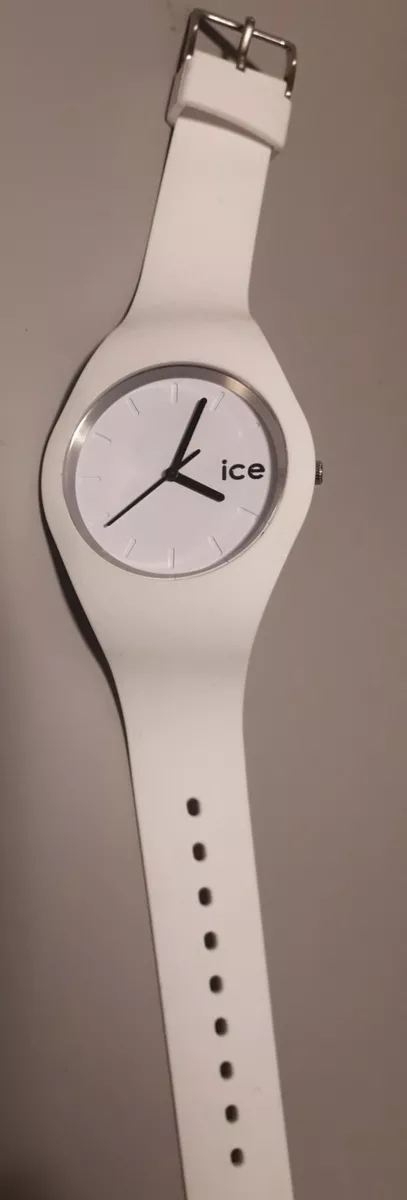 Ice Watch Ice Glam Colour White Black Ladies Watch New Batt, Excellent  Genuine