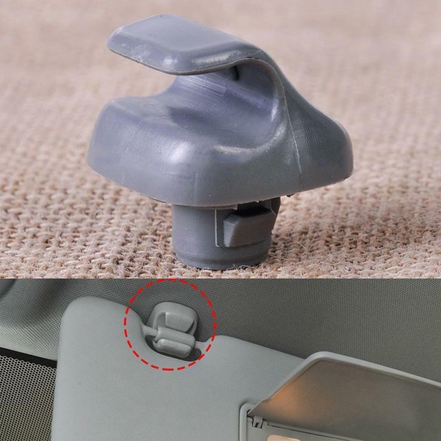New Plastic Gray Sun Visor Clip For Honda Accord 19982007 Civic 1996