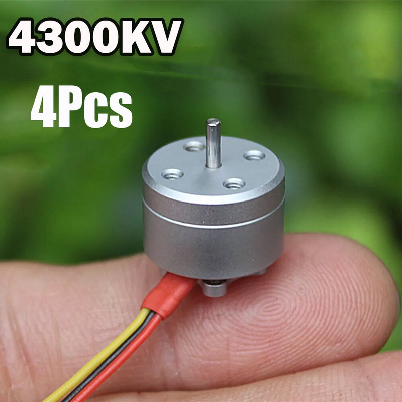 4Pack 1104 Micro Brushless Motor 4300kv for 1S-3S RC Drone FPV Racing Quadcopter