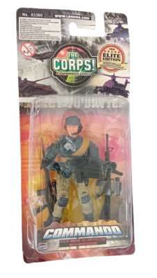 The Corps John Eagle Commando Force Figur 2006 Lanard Toys Neu auf Karte MIB