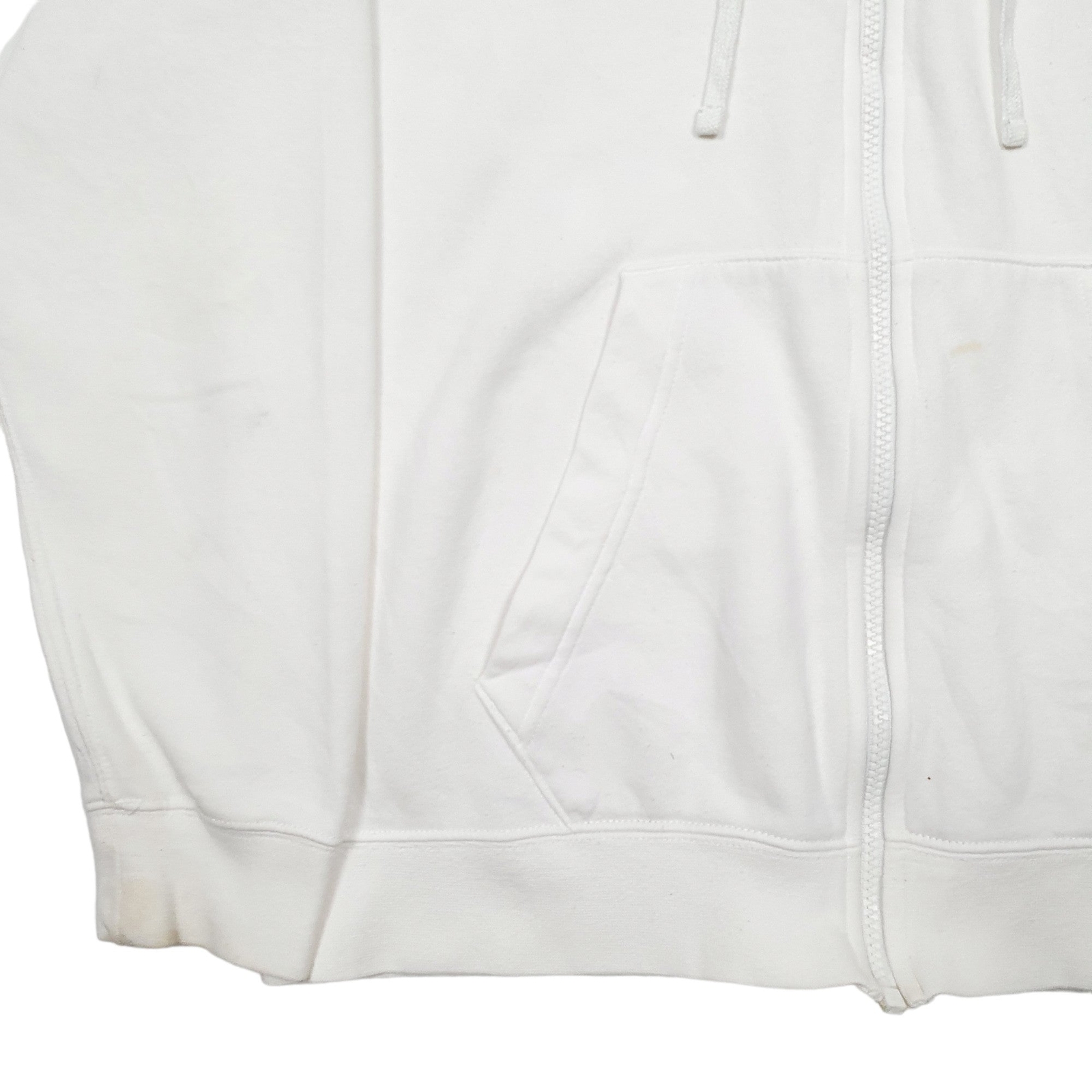 NIKE Full Zip Cotton & Polyester Jumper Sweatshirt Mens S image 3