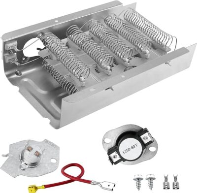 Dryer Heating Element For Maytag 4GMEDC100YQ0 4KMED5700TQ0 7MMEDX655EW0