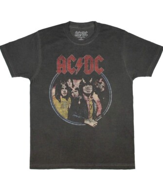 AC/DC Highway to Hell Tour Classic Rock Heavy Metal Music Band T Shirt Size XL 