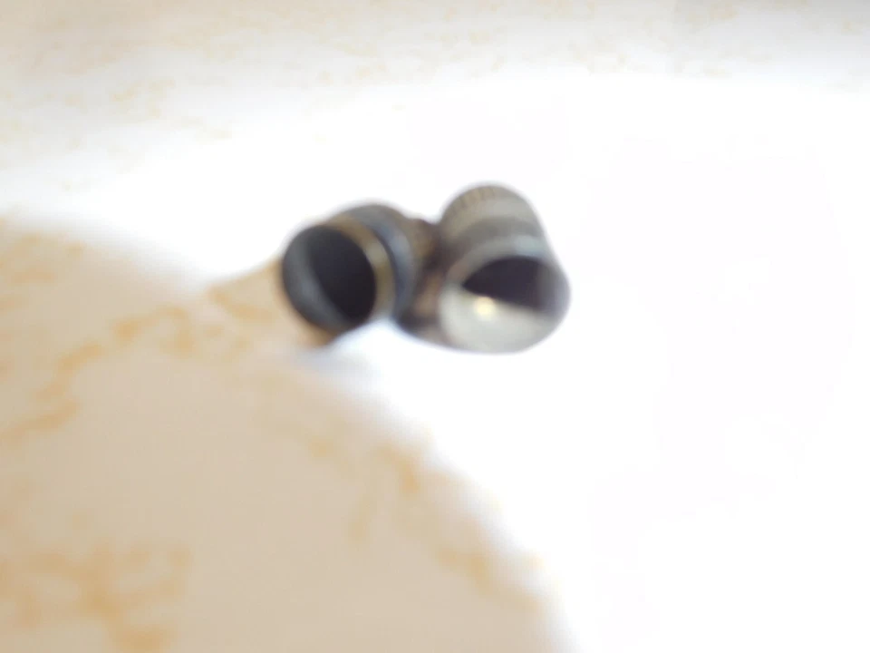 2 Vintage Threaded Brass 5/16 inch Valve Caps ~ Antique Bicycle - Image 3 of 3