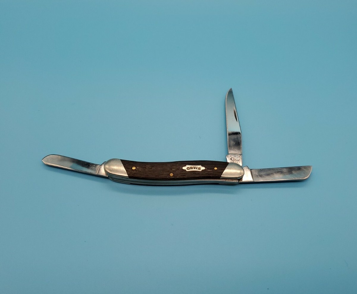 CASE XX 7318SS Pocket Knife dated 2012 - 3 Plain Blade - Orvis