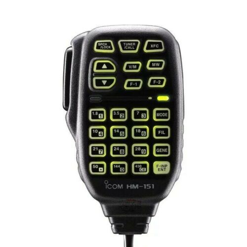 ICOM HM-151 Full Keypad Remote Control Microphone Ham Radio for IC-7000  IC-7100