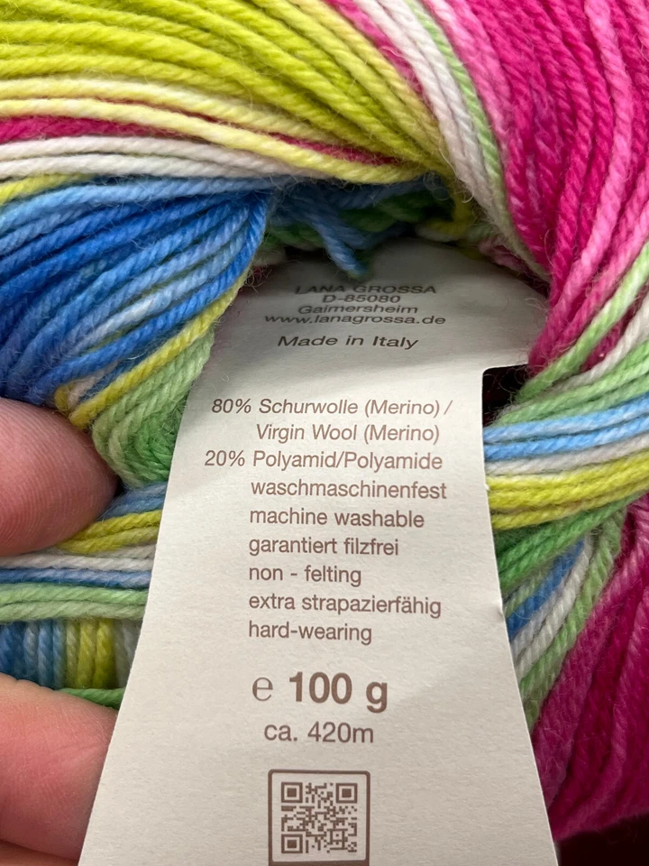 Lana Grossa Landlust Die Sockenwolle, 4fach, Schurwolle/PA, 100g ca. 420m - Bild 3 von 4