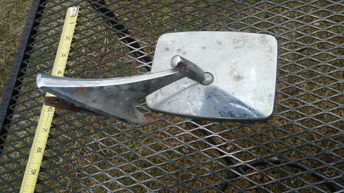 Vintage Chrome Car side mirror
