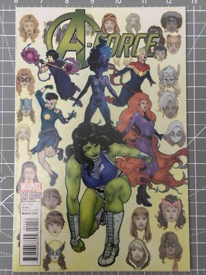 A-Force (Marvel Comics 2016) #1 Victor Ibanez She-Hulk 1:25 Ratio Variant (NM)