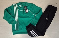 B20 ADIDAS TUTA GINNASTICA BAMBINO CORSA PALESTRA GIACCHETTO PANTALONI JR W40056