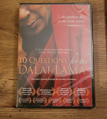 10 Questions for the Dalai Lama (DVD, 2007) Brand New Sealed Northern Himalayas 