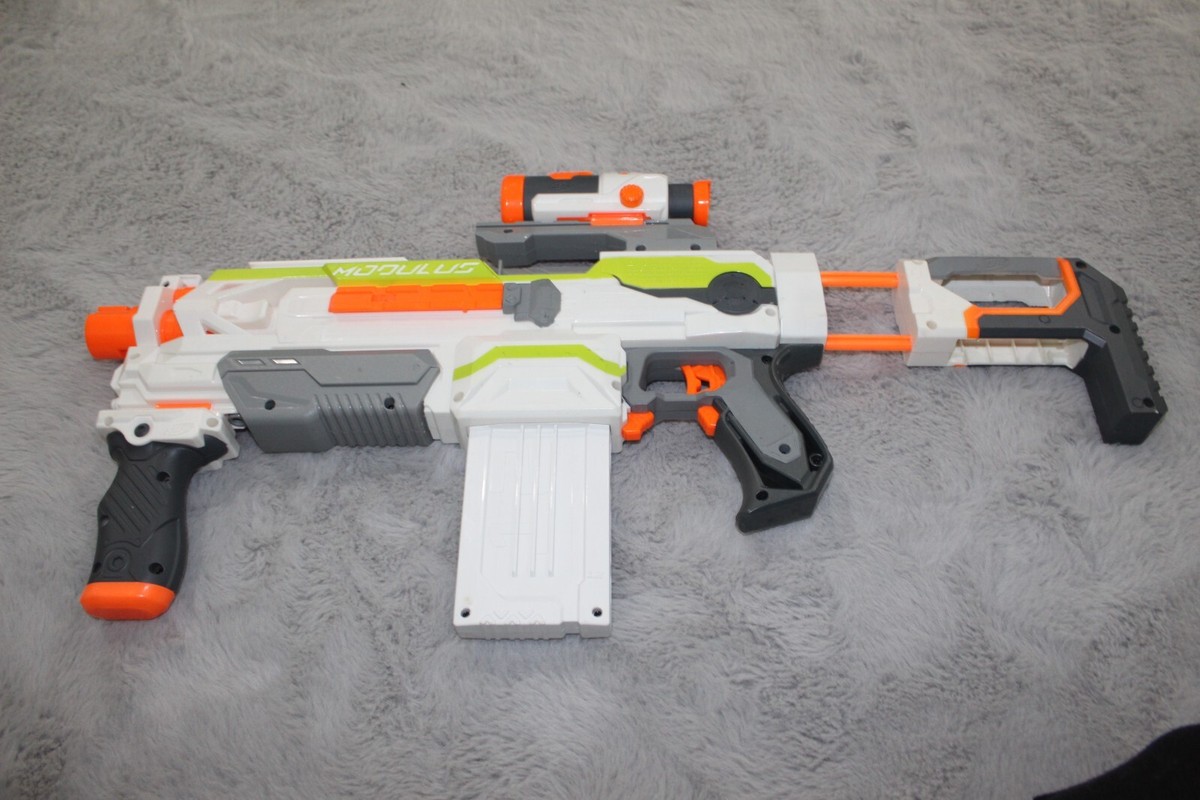 ナーフ トイガン Nerf N-Strike Modulus ECS-10 Nerf Modulus ECS-10 Motorized Blaster with Dual Rail Barrel