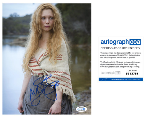 MyAnna Buring Signed Autographed 'Banished' 8x10 Photo PROOF ACOA B Witcher