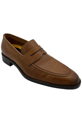 Cole Haan Men's Hawthorne Slip-On Leather Penny Loafers Brown | eBay