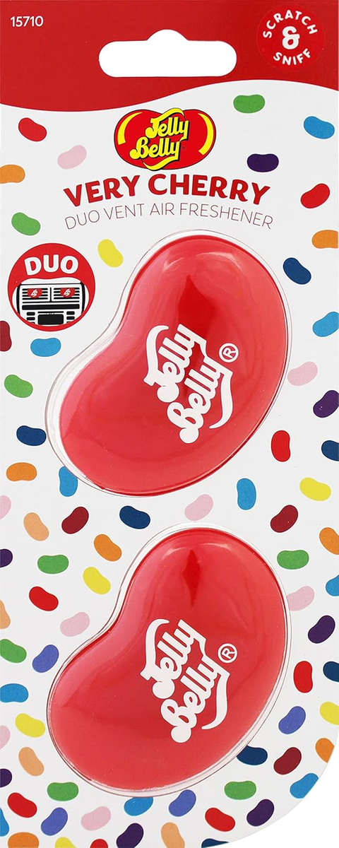 Jelly Belly 15710A 3D Gel Mini Vent Air Freshener Duo Pack-Very