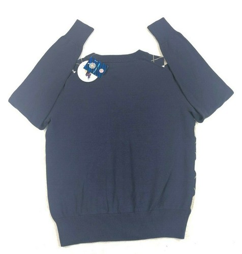 California Golden Bears Women's Argyle Sweater NWT Officially Licensed - Picture 5 of 5